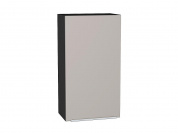 Шкаф верхний с 1-ой дверцей Фьюжн 920*500*320 Clay Silk / Graphite