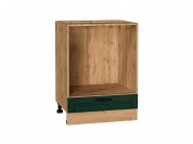 Шкаф нижний под духовку Дублин 816*600*474 Special Green / Дуб Вотан