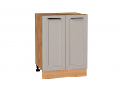 Шкаф нижний с 2-мя дверцами Нео 816*600*480 Clay Silk / Дуб Вотан