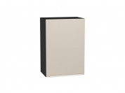 Шкаф верхний с 1-ой дверцей Фьюжн 716*500*320 Cream Silk / Graphite