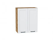 Шкаф верхний с 2-мя дверцами Барселона 716*600*324 Белый / Дуб Вотан