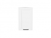 Шкаф верхний торцевой Нео 716*300*306 White Silk / Белый