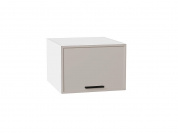 Шкаф верхний горизонтальный глубокий Фрейм 358*500*580 Clay Silk / Белый