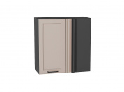 Шкаф верхний прямой угловой Барселона 716*700*351 Кашемир / Graphite