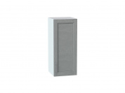 Шкаф верхний с 1-ой дверцей Сканди 716*300*320 Grey Softwood / Белый