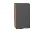 Шкаф верхний с 1-ой дверцей Фьюжн 920*500*320 Stormy Silk / Дуб Вотан