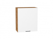 Шкаф верхний с 1-ой дверцей Флэт 716*600*318 White In 2S / Дуб Вотан