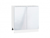 Шкаф нижний с 2-мя дверцами Фьюжн 816*800*480 Angel / Белый