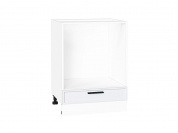 Шкаф нижний под духовку Фрейм 816*600*480 White Silk / Белый