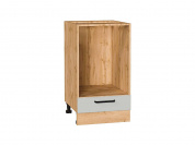 Шкаф нижний под духовку Нео 816*450*476 Grey Silk / Дуб Вотан