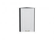 Шкаф верхний торцевой Ницца 716*300*304 Белый / Graphite
