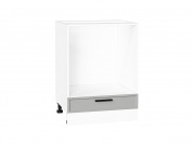 Шкаф нижний под духовку Фрейм 816*600*480 Grey Silk / Белый