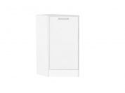 Шкаф нижний торцевой Квадро 816*296*555 Белый / Белый