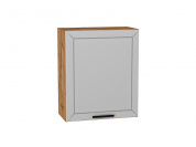 Шкаф верхний с 1-ой дверцей Глетчер 716*600*318 Гейнсборо Силк / Дуб Вотан
