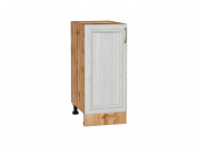 Шкаф нижний с 1-ой дверцей Шале 816*350*480 White Dreamline / Дуб Вотан