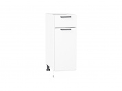 Шкаф нижний с 1-ой дверцей и ящиком Флэт 816*300*478 White In 2S / Белый