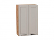 Шкаф верхний с 2-мя дверцами Нео 920*600*320 Clay Silk / Дуб Вотан