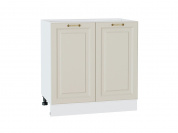 Шкаф нижний с 2-мя дверцами Ницца 816*800*478 Агат / Белый