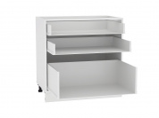 Каркас нижнего шкафа с 3-мя ящиками Н 803 816*800*462 Белый