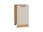 Шкаф нижний с 1-ой дверцей Нео 816*450*480 Cream Silk / Дуб Вотан