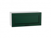 Шкаф верхний горизонтальный Дублин 358*800*318 Special Green / Белый