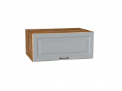 Шкаф верхний горизонтальный глубокий Ницца 358*800*574 Графит / Дуб Вотан