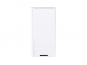 Шкаф верхний торцевой Фрейм 920*300*310 White Silk / Белый