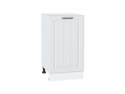 Шкаф нижний с 1-ой дверцей Прага 816*450*478 Белое дерево / Белый