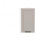 Шкаф верхний торцевой Нео 716*300*306 Clay Silk / Белый