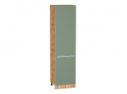 Шкаф пенал с 2-мя дверцами Фьюжн 2336*600*576 Silky Mint / Дуб Вотан
