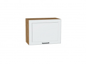 Шкаф верхний горизонтальный Барселона 458*600*324 Белый / Дуб Вотан