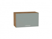 Шкаф верхний горизонтальный Квадро 358*600*321 Аквамарин / Дуб Вотан