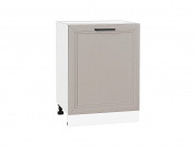 Шкаф нижний с 1-ой дверцей Нео 816*600*480 Clay Silk / Белый