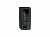 Шкаф верхний с 1-ой остекленной дверцей Дублин 716*300*318 Special Green / Graphite
