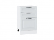 Шкаф нижний с 3-мя ящиками Ницца 816*500*478 Blanco / Белый