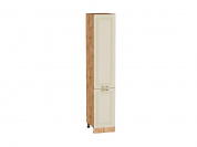 Шкаф пенал с 2-мя дверцами Ницца 2132*400*574 Дуб крем / Дуб Вотан