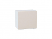 Шкаф верхний горизонтальный Фьюжн 458*500*318 Cream Silk / Белый