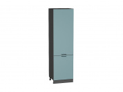 Шкаф пенал с 2-мя дверцами Флэт 2132*600*574 Grey-green In 2S / Graphite