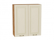 Шкаф верхний с 2-мя дверцами Ницца 920*800*318 Дуб крем / Дуб Вотан