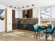 Евро Лайн-07 2340*2000/3000*600 Белый/Антрацит