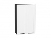 Шкаф верхний с 2-мя дверцами Глетчер 920*600*318 Айленд Силк / Graphite