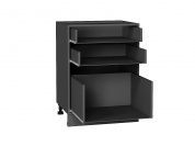 Каркас нижнего шкафа с 3-мя ящиками Н 603 816*600*462 Graphite