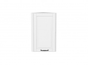 Шкаф верхний торцевой Дублин 716*300*304 Special White / Белый