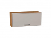 Шкаф верхний горизонтальный Фрейм 358*800*324 Clay Silk / Дуб Вотан