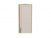 Шкаф верхний торцевой Сканди 920*300*306 Cream Silkwood / Дуб Вотан