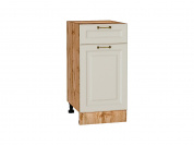 Шкаф нижний с 1-ой дверцей и ящиком Ницца 816*400*478 Агат / Дуб Вотан