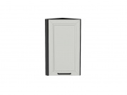 Шкаф верхний торцевой Нео 716*300*306 Grey Silk / Graphite