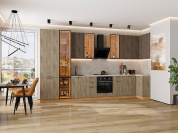 Флэт-05 2340*4000/1000*600 Brown Casella Oak 2S/Natural Casella Oak 2S