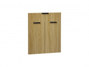 Комплект фасадов Евро для каркаса Ф-41М Н601М/ШП601 709*598*16 Дуб песочный