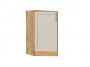 Шкаф нижний торцевой Сканди 816*296*554 Cream Silkwood / Дуб Вотан